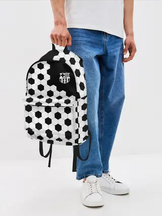 Рюкзак джинсовый / FC Barcelona