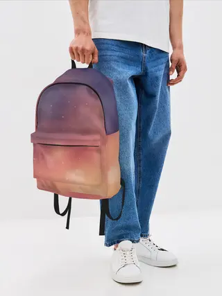 Рюкзак джинсовый / Абстракция Градиент Текстура