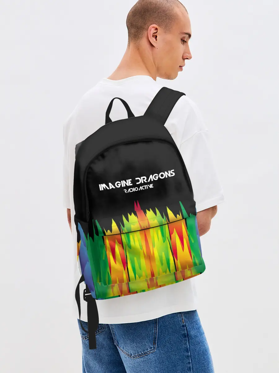 Рюкзак джинсовый / IMAGINE DRAGONS