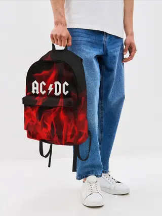 Рюкзак джинсовый / AC DC