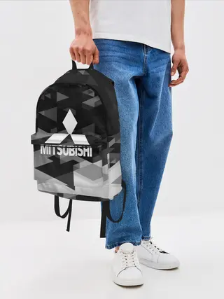 Рюкзак джинсовый / Mitsubishi sport geometry