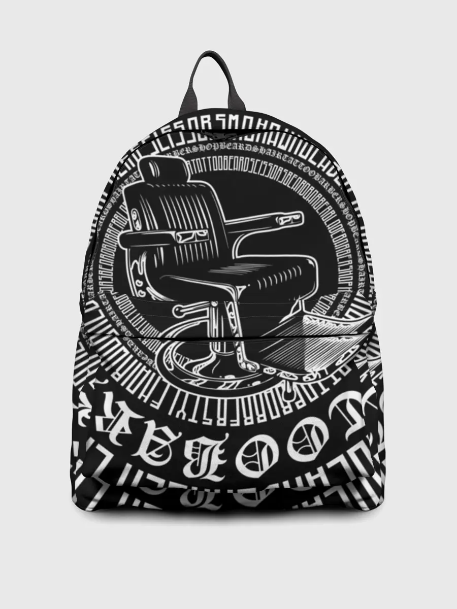 Рюкзак джинсовый / Барбер Каллиграфия