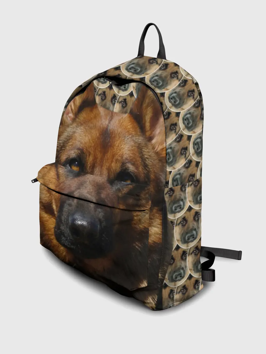 Рюкзак джинсовый / Овчарка