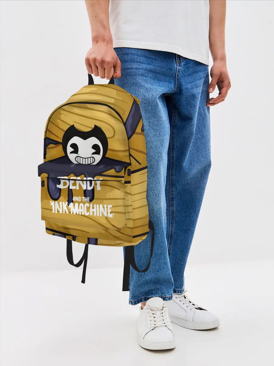 Рюкзак джинсовый / Bendy and the Ink Machine