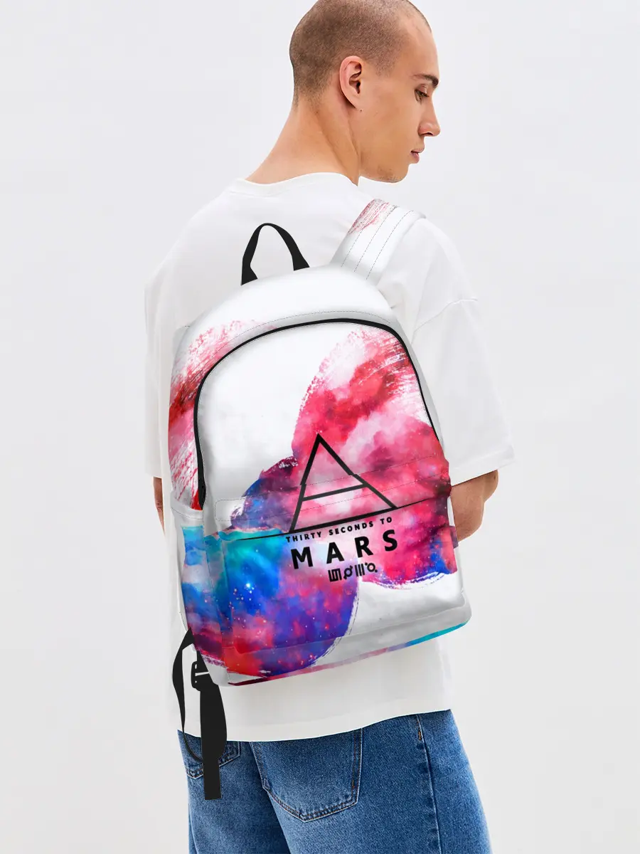 Рюкзак джинсовый / 30 Seconds to Mars