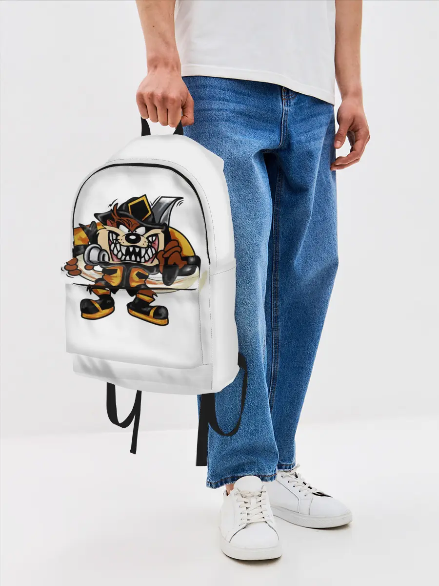 Рюкзак джинсовый / Пожарный демон