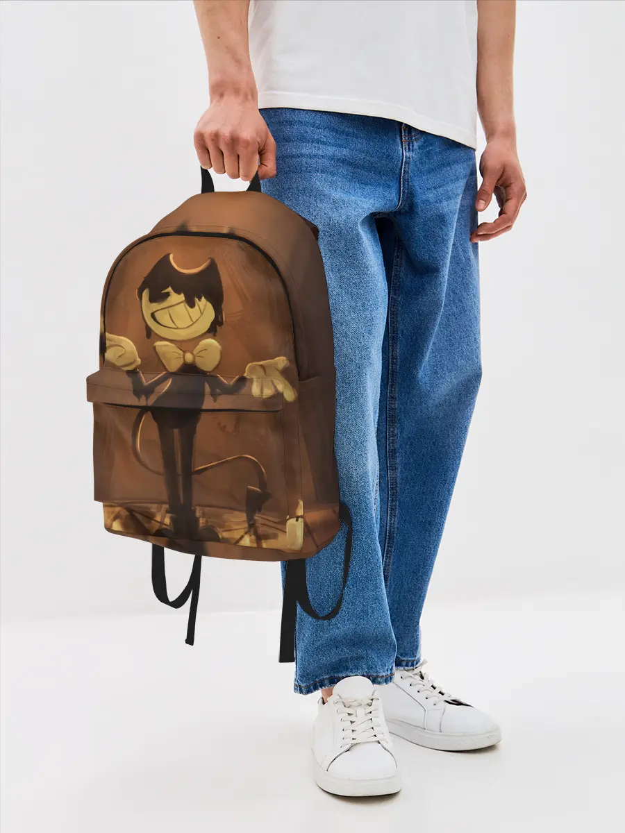 Рюкзак джинсовый / Bendy and the ink machine