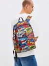Рюкзак джинсовый / Pop art pattern