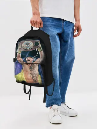 Рюкзак джинсовый / Василий Ломаченко