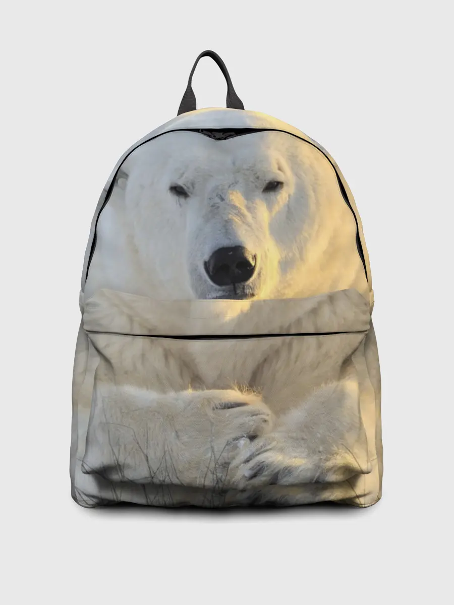 Рюкзак джинсовый / Медведь