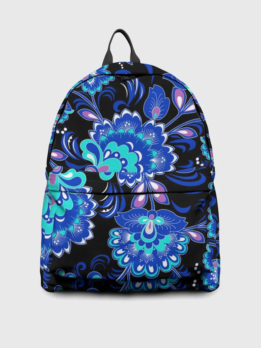 Рюкзак джинсовый / Хохлома