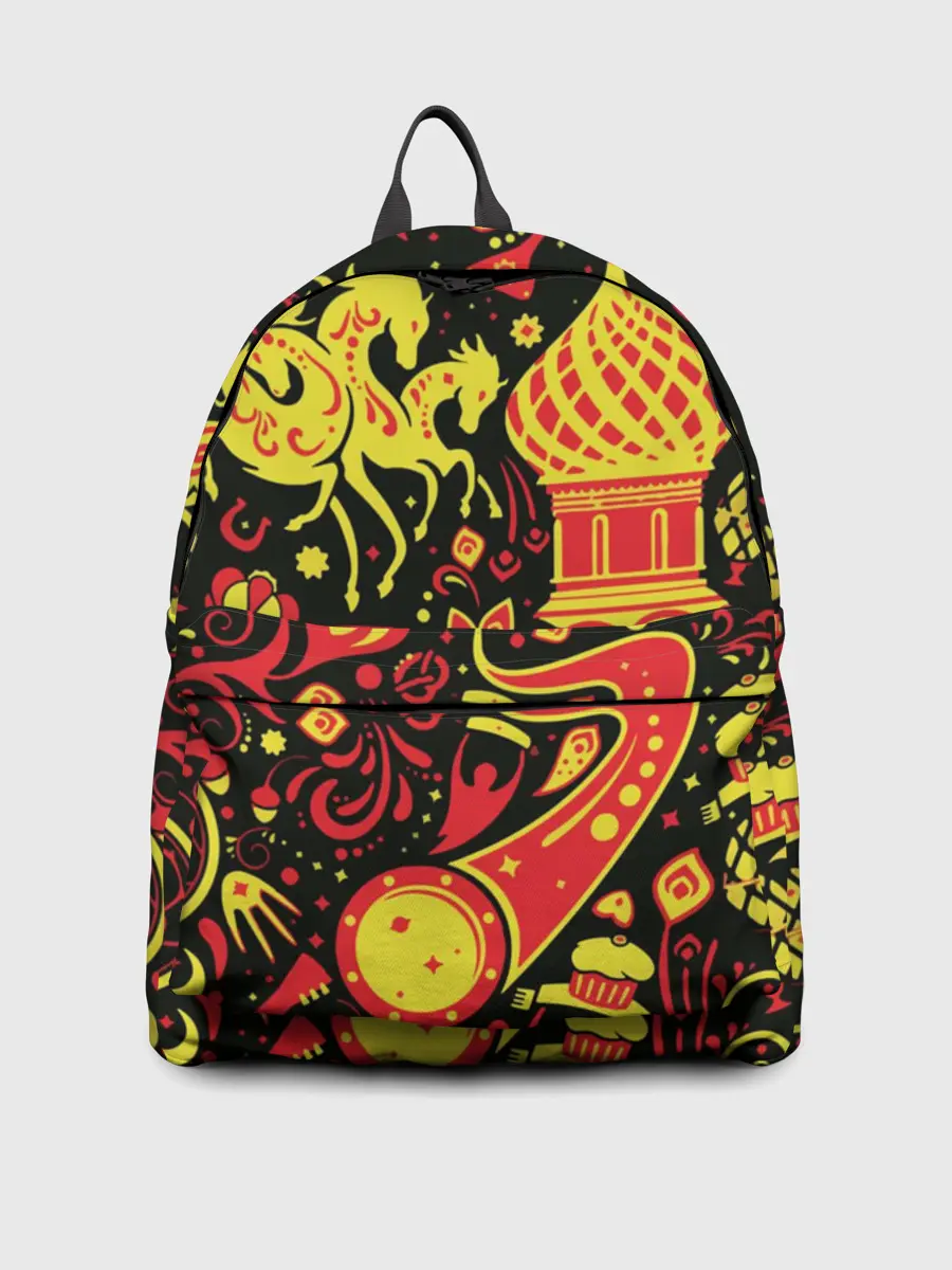 Рюкзак джинсовый / Орнамент - Россия