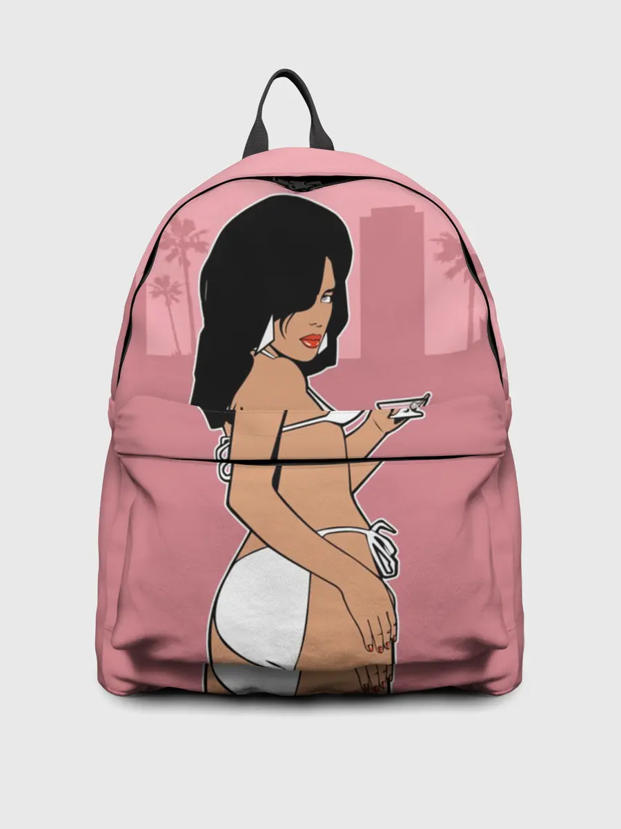 Рюкзак джинсовый / GTA VC - Девушка с мартини