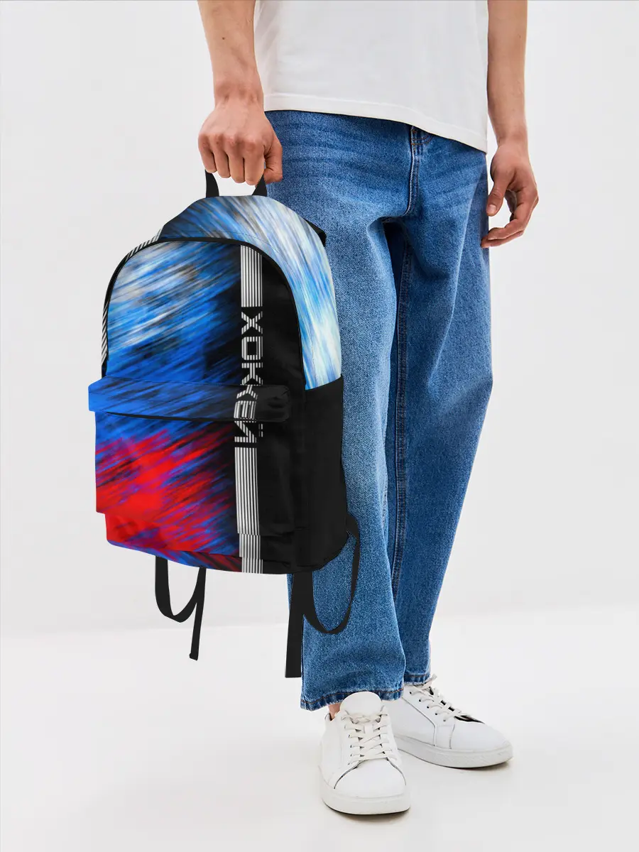 Рюкзак джинсовый / Хоккей