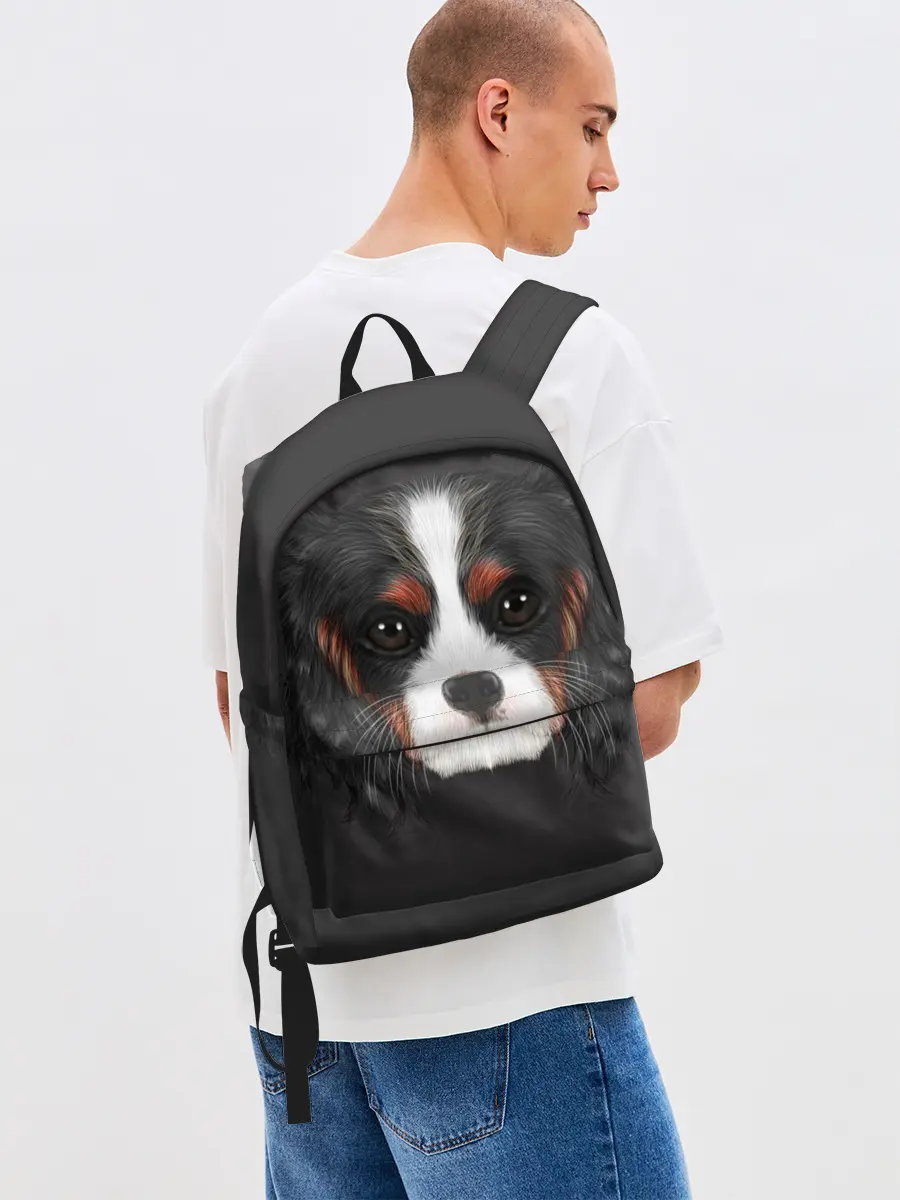 Рюкзак джинсовый / Cavalier King Charles