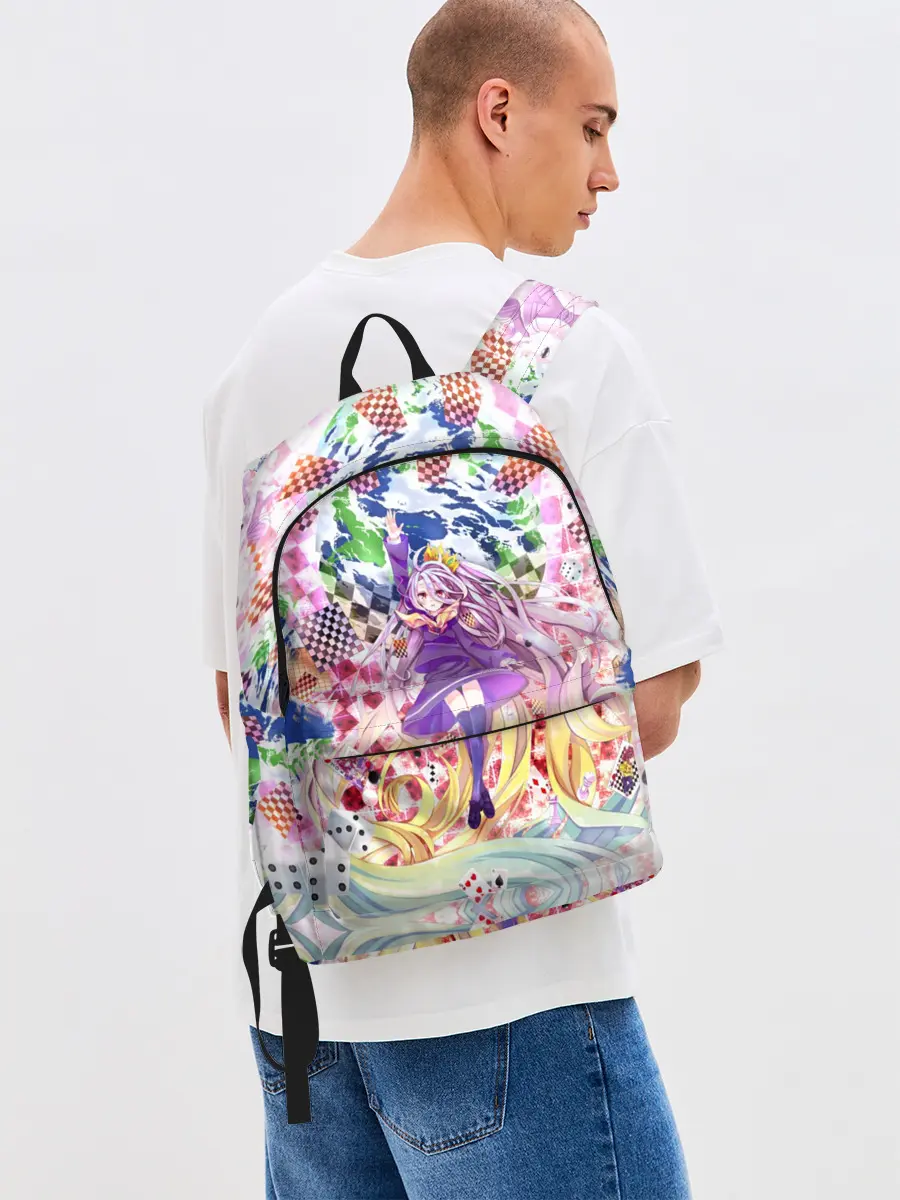 Рюкзак джинсовый / No Game No Life_9