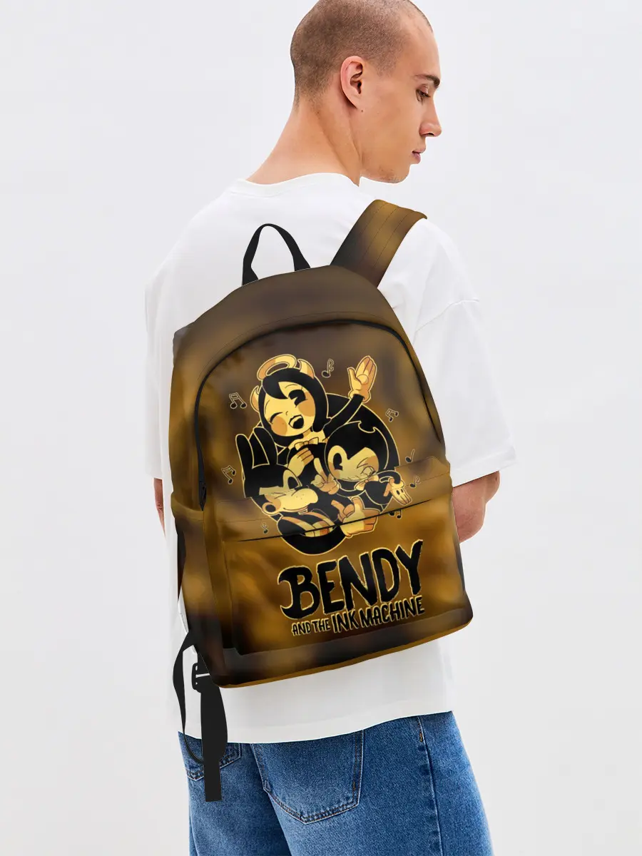 Рюкзак джинсовый / Bendy and the ink machine