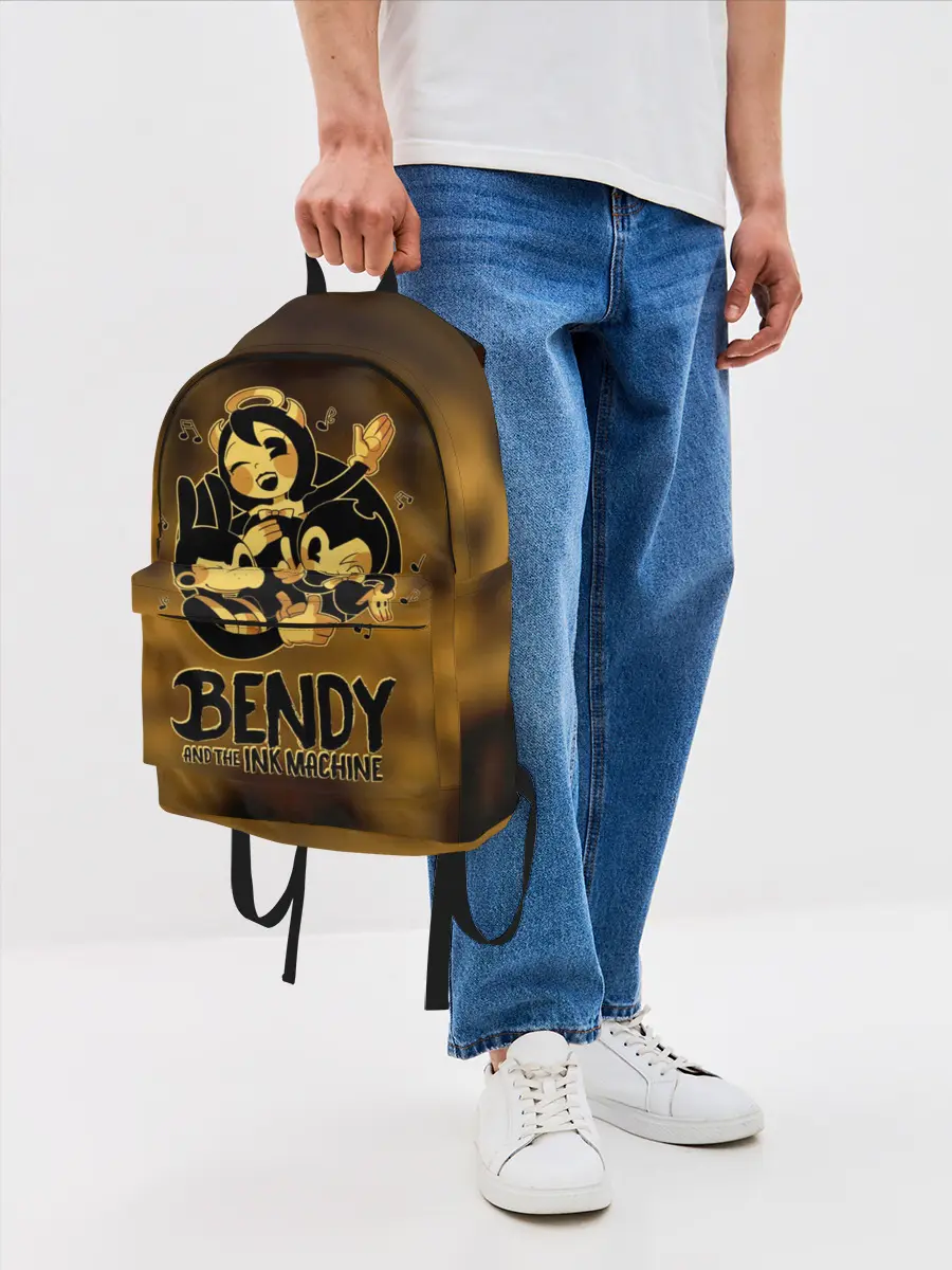 Рюкзак джинсовый / Bendy and the ink machine