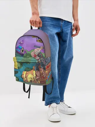 Рюкзак джинсовый / Fortnite