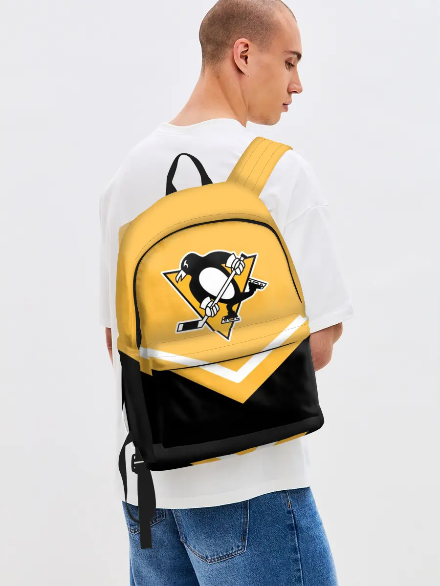Рюкзак джинсовый / Pittsburgh Penguins
