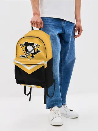 Рюкзак джинсовый / Pittsburgh Penguins
