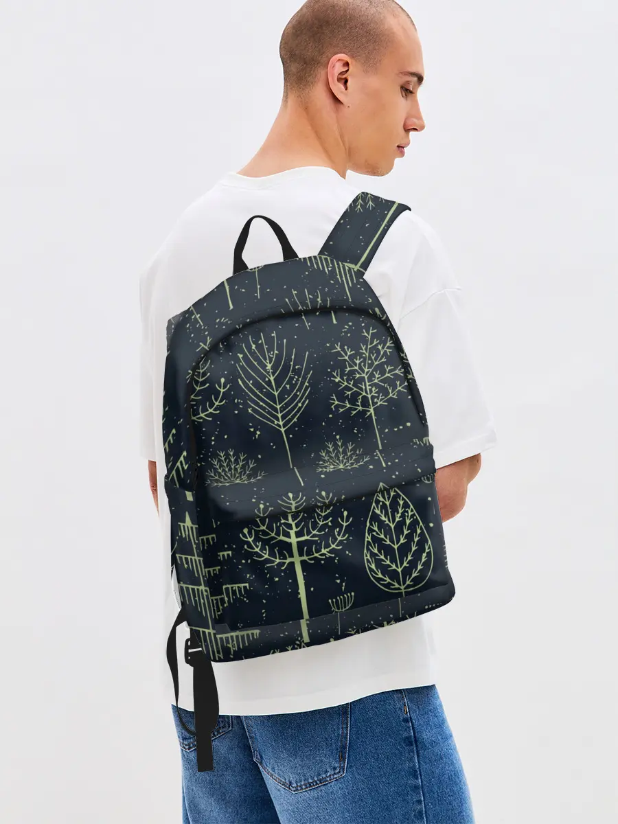 Рюкзак джинсовый / Загадочный лес