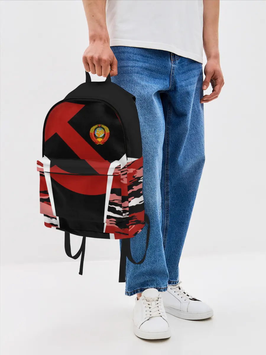 Рюкзак джинсовый / Камуфляж СССР