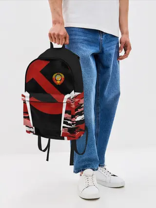 Рюкзак джинсовый / Камуфляж СССР