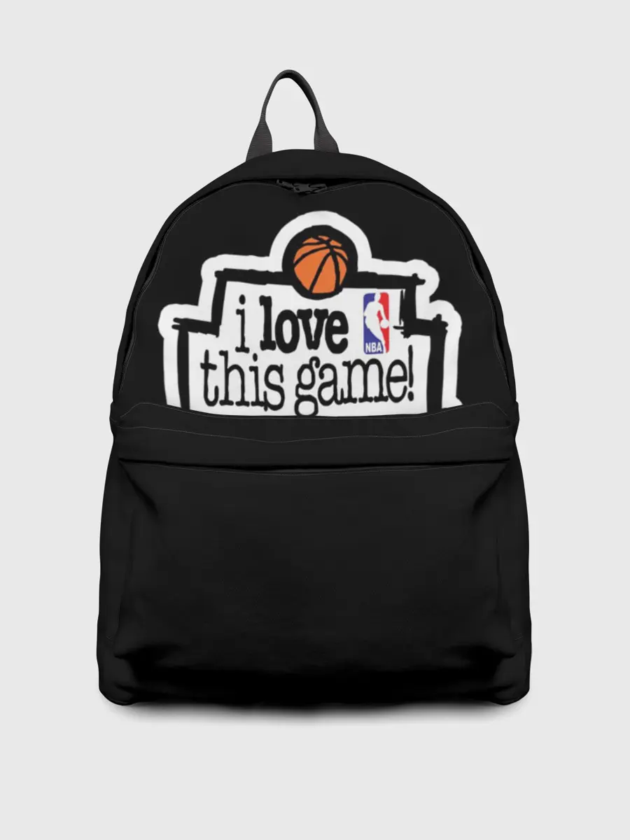 Рюкзак джинсовый / NBA. I love this game