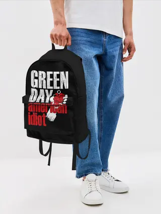 Рюкзак джинсовый / Green Day American Idiot