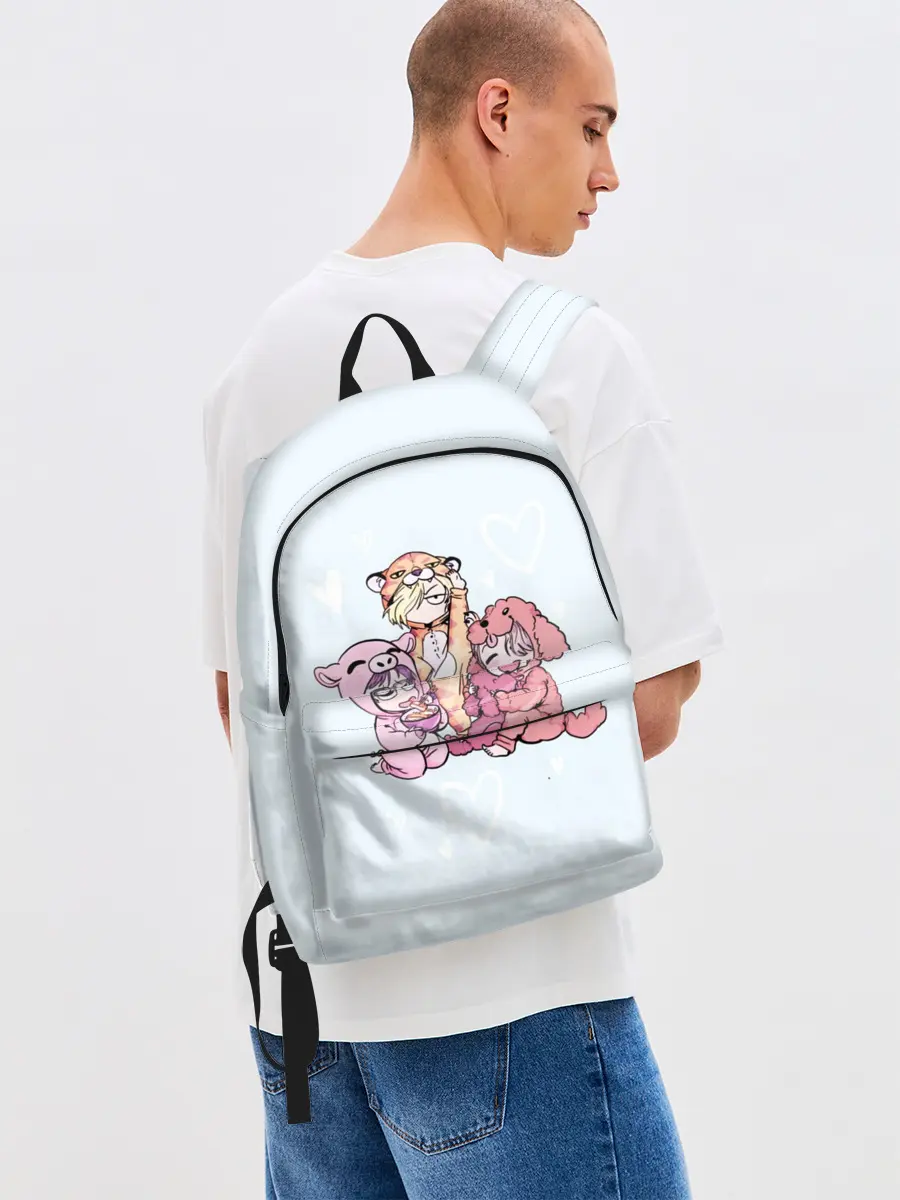 Рюкзак джинсовый / Yuri on Ice_3