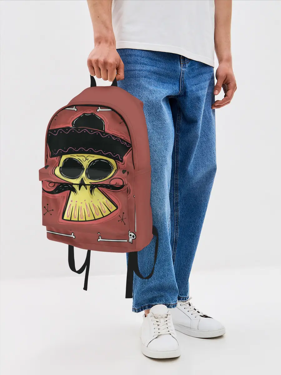 Рюкзак джинсовый / Dia de los Muertos