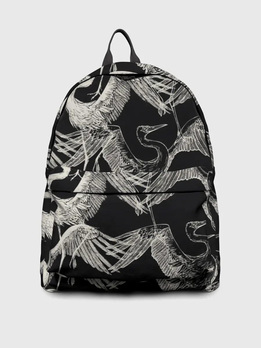 Рюкзак джинсовый / Белые Птицы