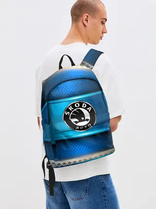 Рюкзак джинсовый / SKODA sport collection