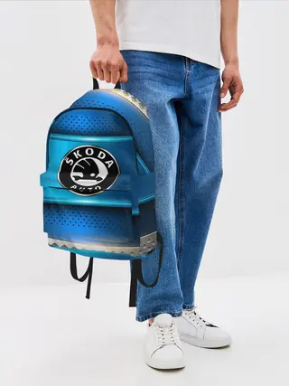 Рюкзак джинсовый / SKODA sport collection
