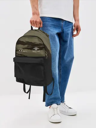 Рюкзак джинсовый / Камуфляж МВД РФ