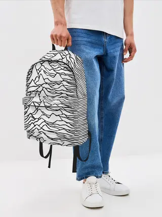 Рюкзак джинсовый / White