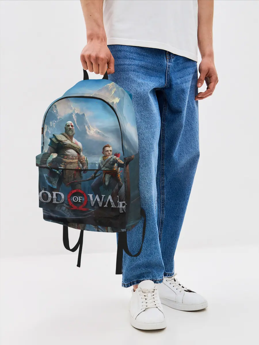Рюкзак джинсовый / God of War