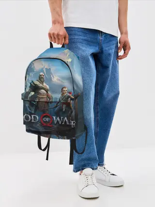 Рюкзак джинсовый / God of War