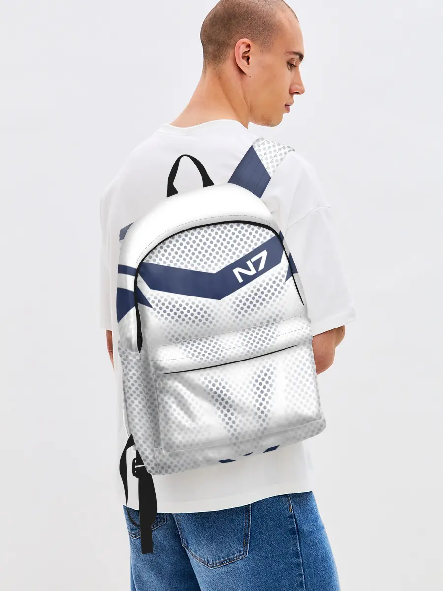 Рюкзак джинсовый / Mass Effect N7