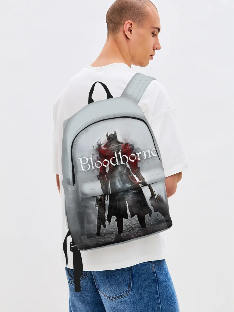 Рюкзак джинсовый / Bloodborne