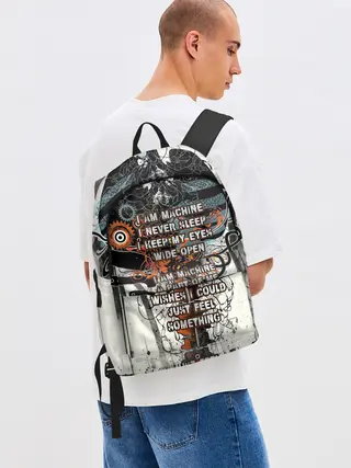 Рюкзак джинсовый / I am machine