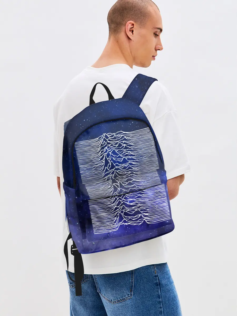 Рюкзак джинсовый / Unknown Pleasures