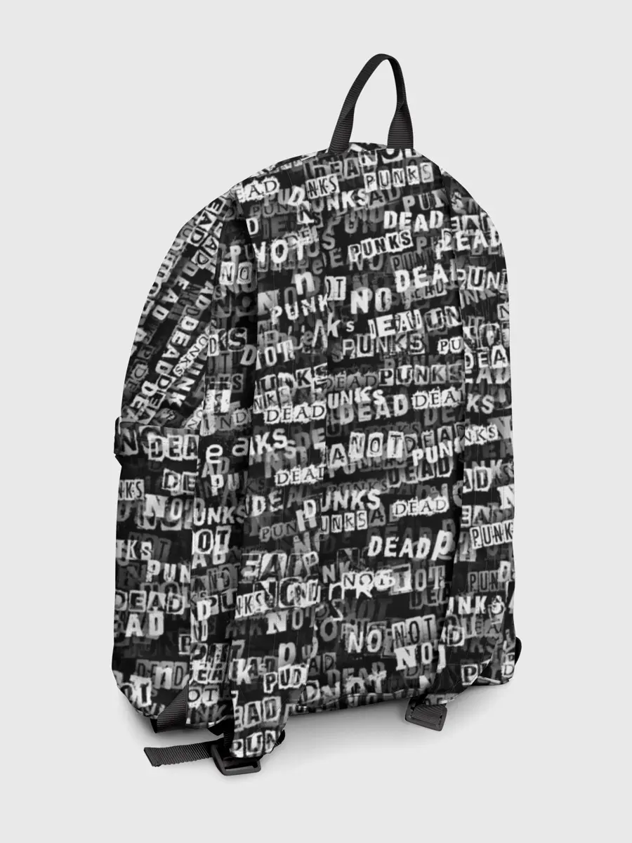 Рюкзак джинсовый / Punks no dead