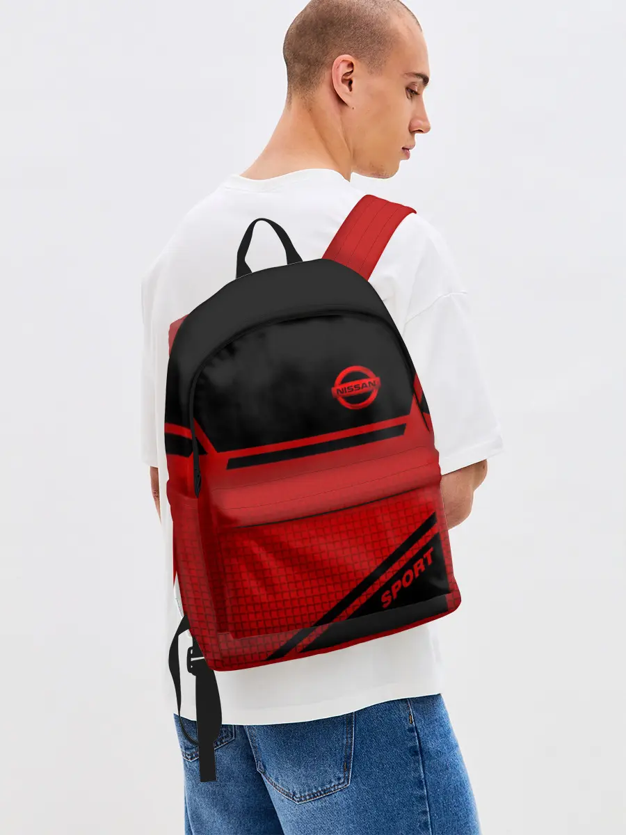 Рюкзак джинсовый / NISSAN SPORT