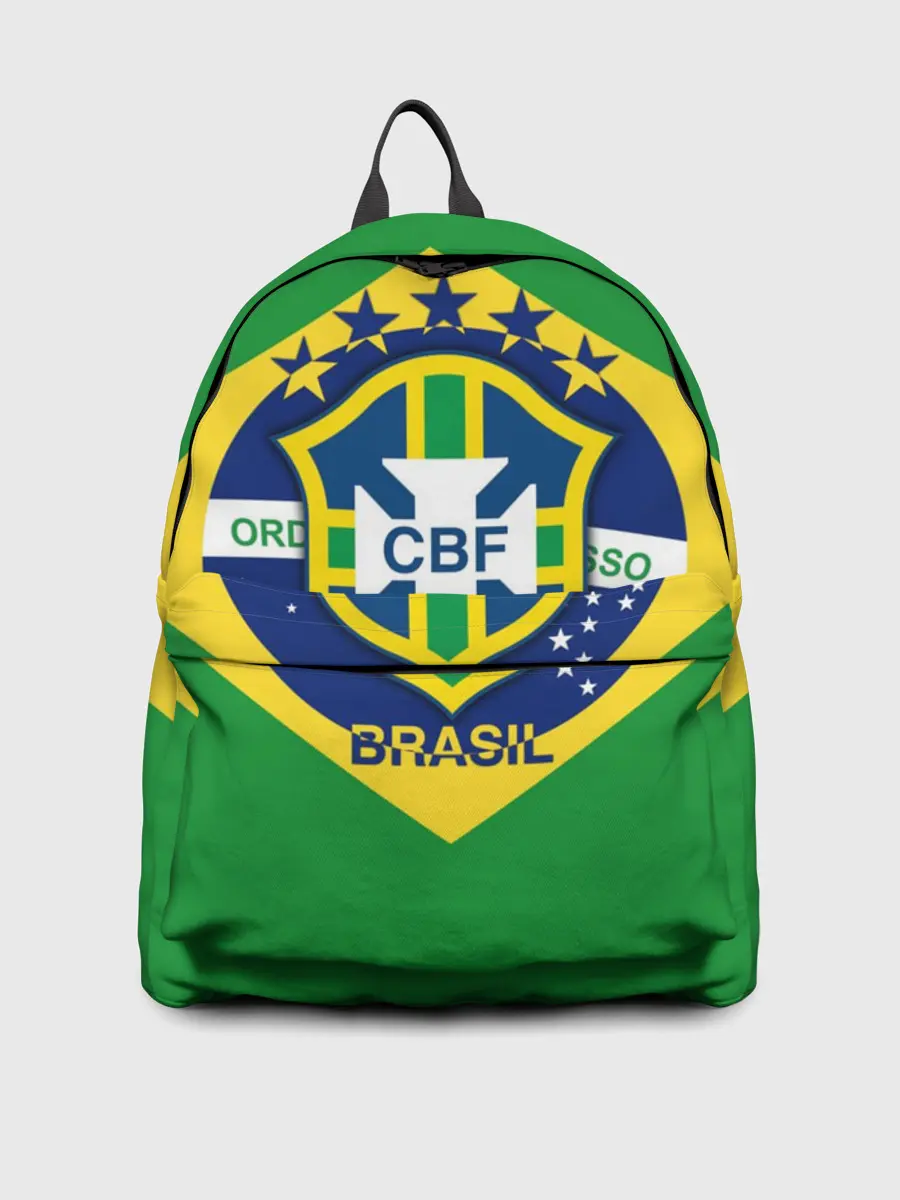 Рюкзак джинсовый / Сборная Бразилии флаг