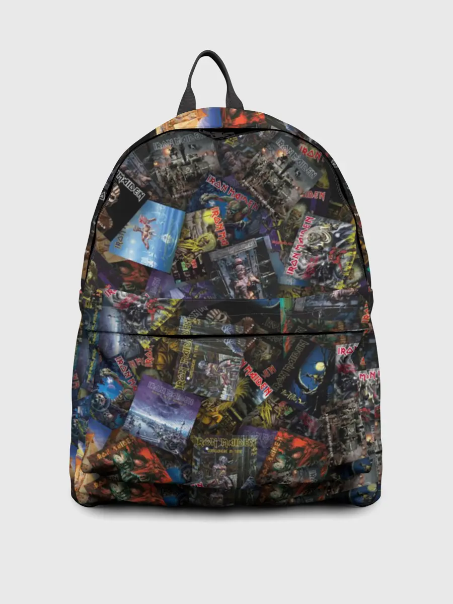 Рюкзак джинсовый / Iron Maiden. Дискография