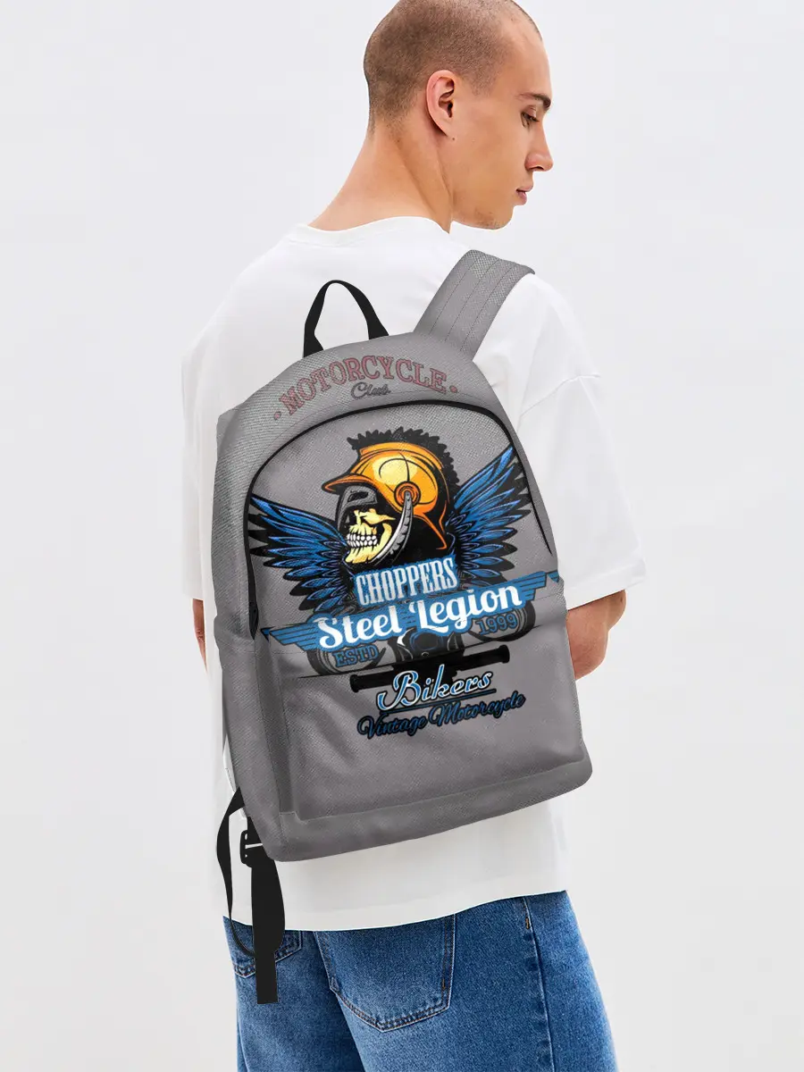 Рюкзак джинсовый / Motors-4