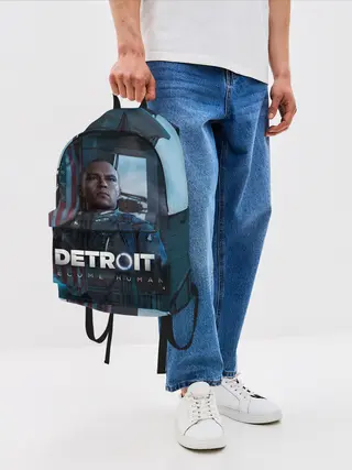 Рюкзак джинсовый / Detroit: Become Human - Markus