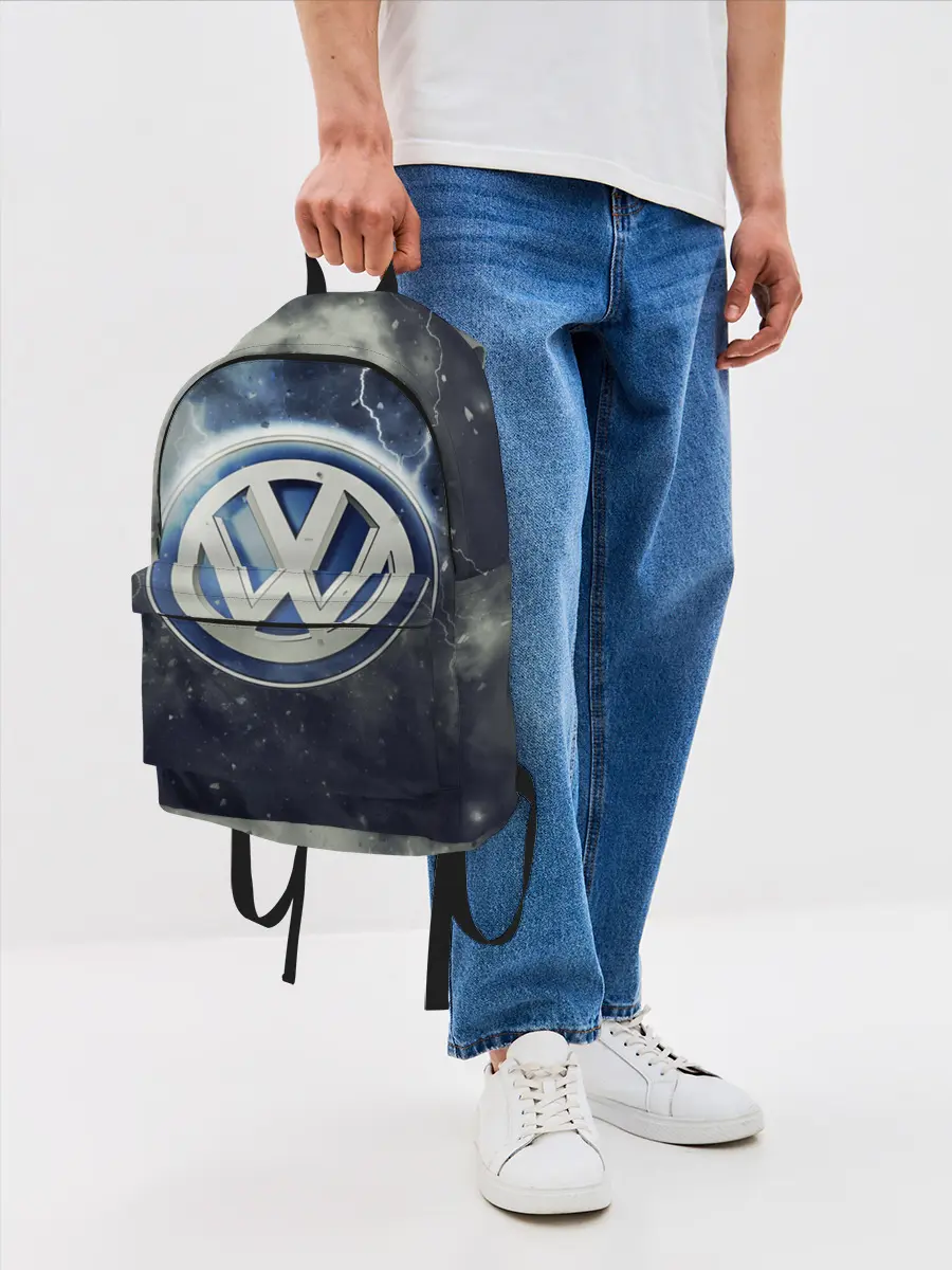 Рюкзак джинсовый / Логотип Wolksvagen